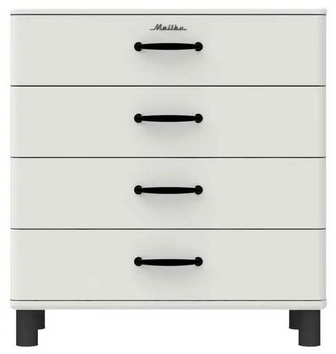 Kommode - B ca. 86 cm, Weiß