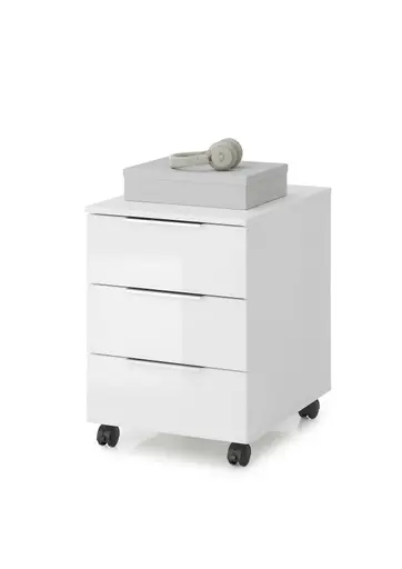 Rollcontainer - B ca. 45 cm, Weiß