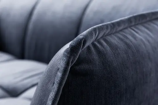 Sofa Hedda - 3-Sitzer, Stoff, Dunkelblau