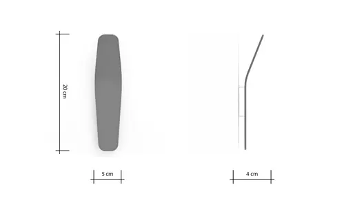 Wandhaken Signe - Lack, Camparirot