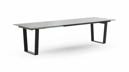 Esstisch Dinner - verlängerbar, LB ca. 200x95 cm, Kunststoff, Hellgrau