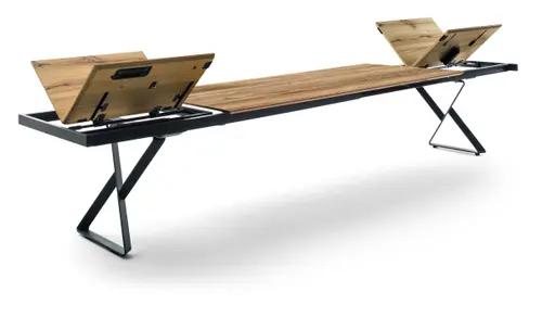 Esstisch - ausziehbar, LB ca. 220x100 cm, Eiche Furnier