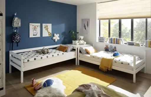 Etagenbett - Liegefläche ca. 90x200 cm, Weiß 