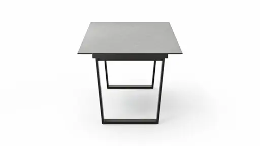 Esstisch Dinner - LB ca. 180x95 cm, Kunststoff, Hellgrau