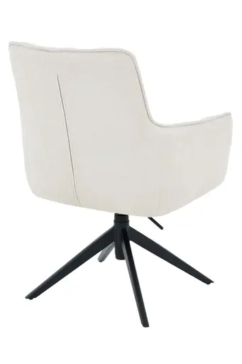 Armlehnstuhl - drehbar, höhenverstellbar, Webstoff, Beige