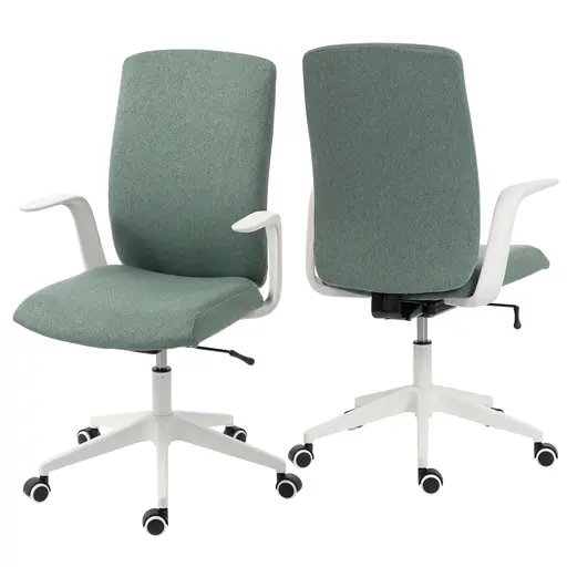 Drehstuhl - drehbar, höhenverstellbar, Webstoff, Grün