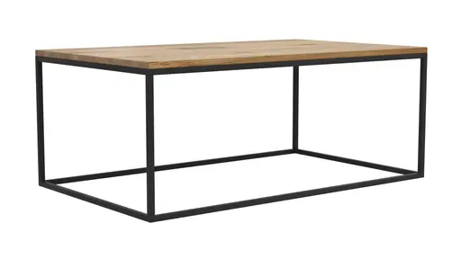 Couchtisch Kima - LBH ca. 100x60x40 cm, Wildeiche geölt