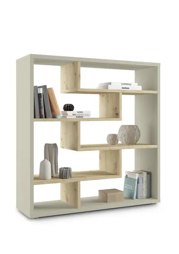 Raumteiler - B ca. 130 cm, Kaschmir, Asteiche