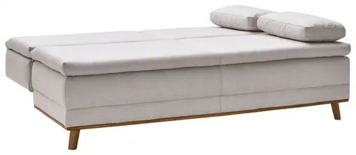 Sofa Lakeville 2 - 2-Sitzer inkl. Schlaffunktion mit Bettkasten, Stoff, Natur