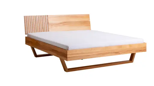 Bettgestell Tigris - Liegefläche ca. 180x200 cm, Kernbuche massiv, geölt