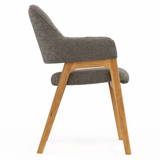 Armlehnstuhl Flore 1 - Stoff, Bronze