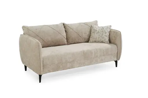 Sofa JERINA - 2,5-Sitzer, Stoff, Beige