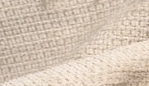 Armlehnstuhl MAIKE - drehbar, Stoff, Weiß