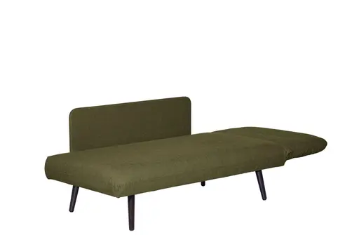 Recamiere - mit Armteil rechts, Stoff, Grün