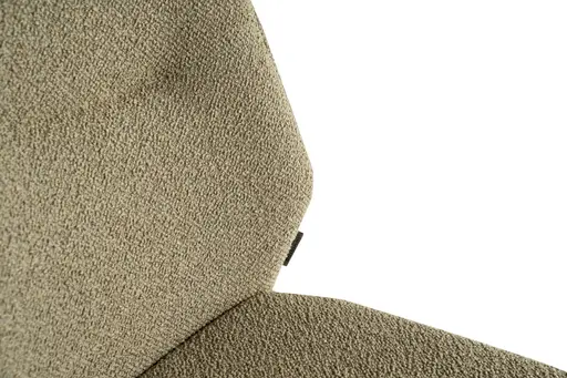Stuhl MARLIES - drehbar, Stoff, Taupe
