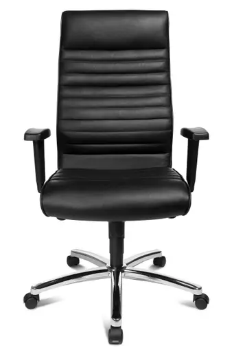 Chefsessel Ergo Work 220 - Leder, Schwarz