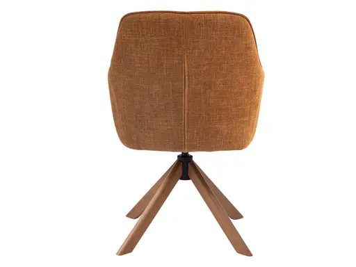 Armlehnstuhl - drehbar, Stoff, Rost