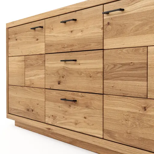 Sideboard Hartford - BHT ca. 188x82x40 cm, Eiche massiv