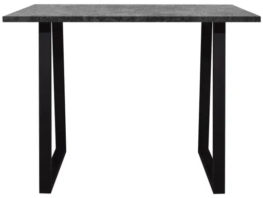 Bartresentisch - LB ca. 120x70 cm, Graphit, Schwarz