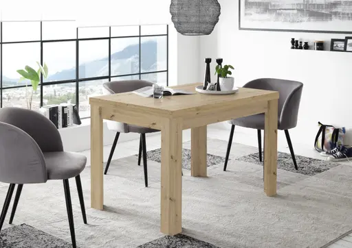 Esstisch - ausziehbar, LB ca. 110x60 cm, Eiche Dekor