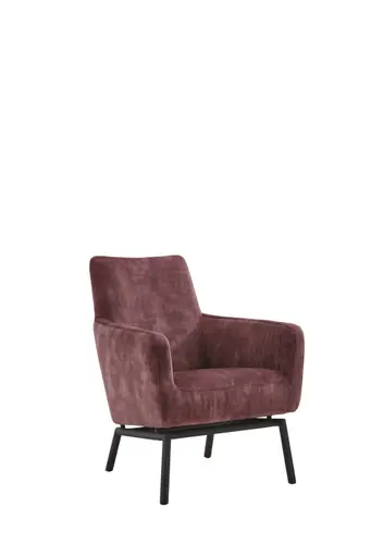 Sessel Matina - Größe L, Velour, Weinrot