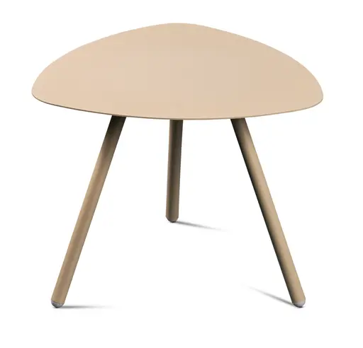 Beistelltisch - LB ca. 50x50 cm, Cremeweiß