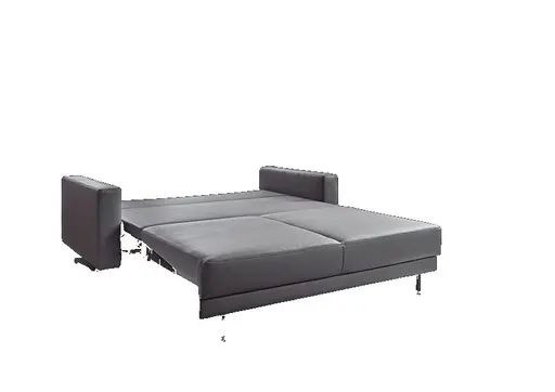 Sofa - Schlaffunktion, Stoff, Grau
