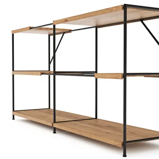 Regal Hartford - Eiche massiv, natur geölt