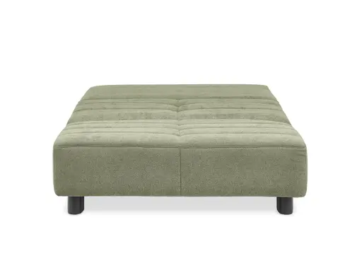 Faltsofa Easy - 2-Sitzer ohne Armlehne, ca. 140 cm inkl. Schlaffunktion, Stoff, Grün