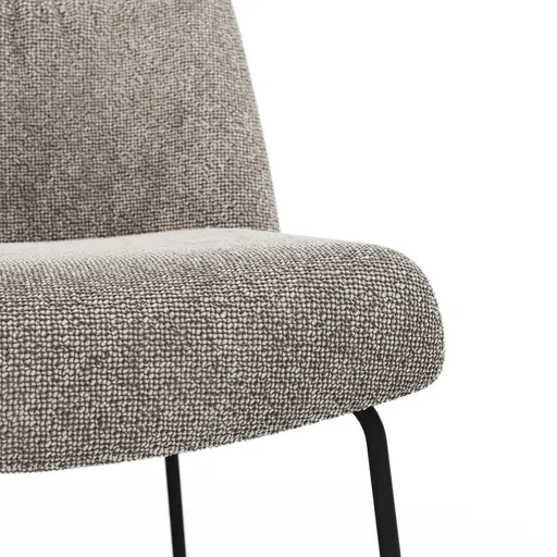 Stuhl Sagres - Stoff, Graubeige