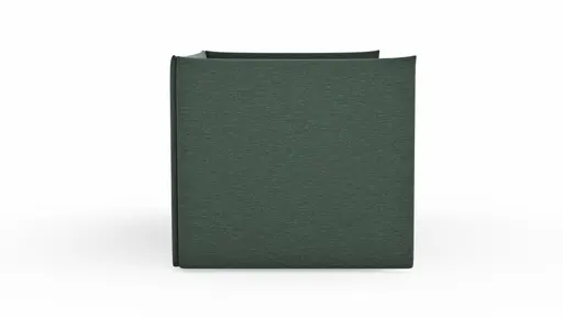 Polsterliege Evora - Liegefläche ca. 100x200 cm, Stoff, Dunkelgrün