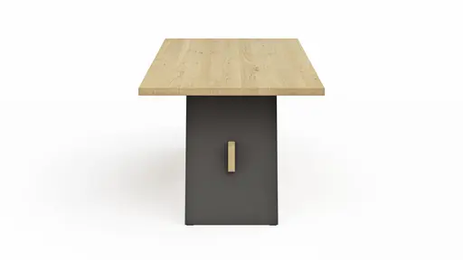 Esstisch Phoenix - LB ca. 220x100 cm, Eiche massiv, Bianco geölt