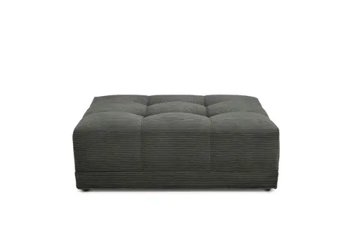 Hocker JANNI - Stoff, Grau