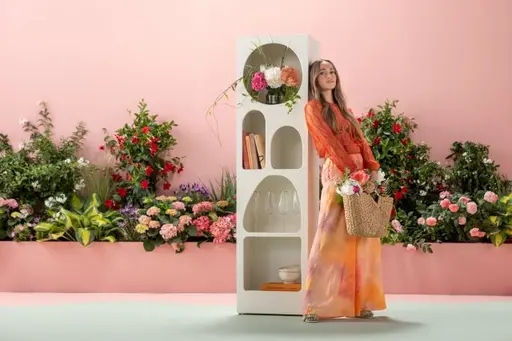 Regal- LB ca. 180x48 cm, Weiß