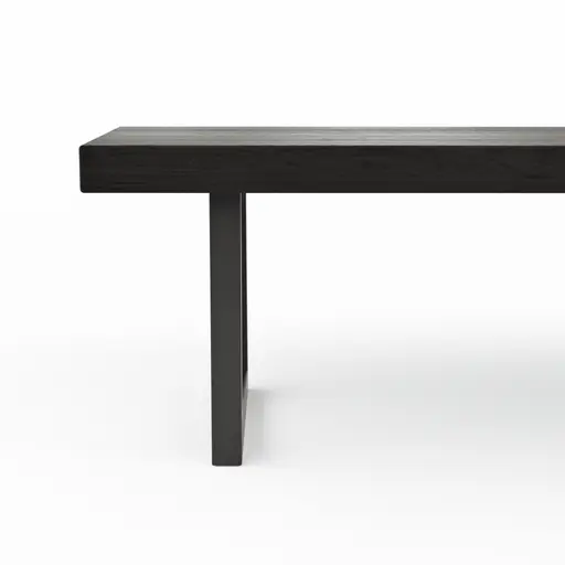 Holzbank Clifton - Breite ca. 180cm, Zerreiche massiv, smoked