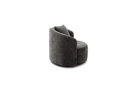 Drehsessel Valdis - Stoff, Grau