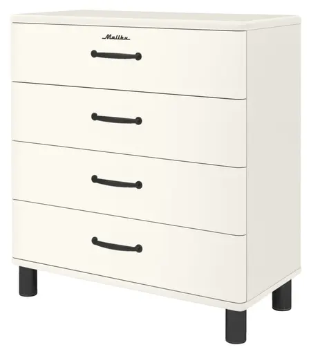 Kommode - B ca. 86 cm, Weiß