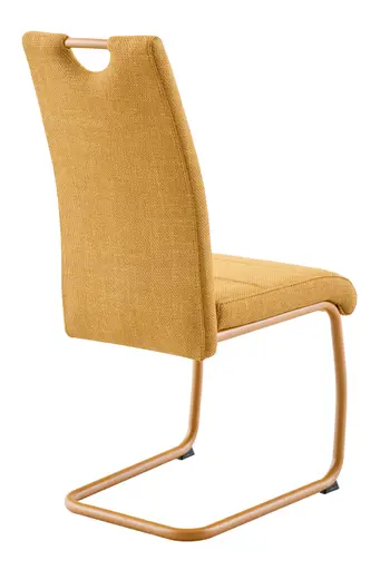 Freischwinger - Stoff, Gelb