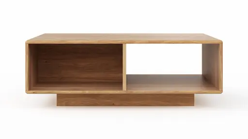 Couchtisch Hillsboro - LBH ca. 110x70x39,4 cm, Wildeiche natur, geölt