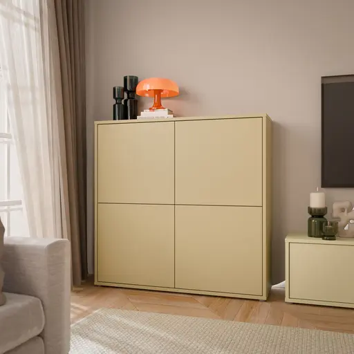Kommode FAID- B ca. 124 cm, Gelb