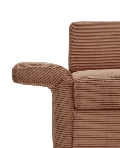 Sofa PRO FLEXX - 2-Sitzer, Stoff, Hellgrau