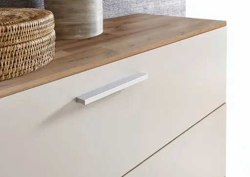 Kommode- Champagner, Holzdekor