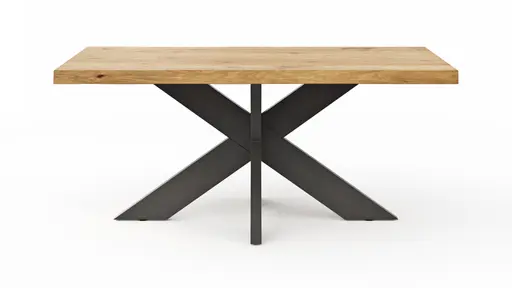 Esstisch Clifton - LB ca. 180x100 cm, Wildeiche massiv