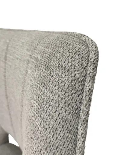 Armlehnstuhl MARESA - drehbar, Stoff, Silberfarben