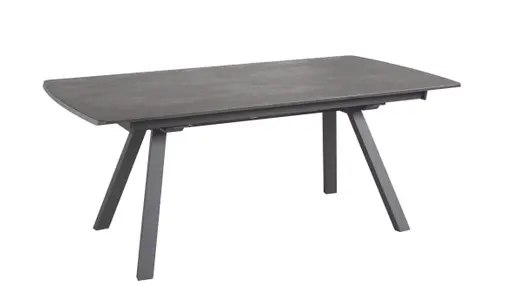 Esstisch Sedana - ausziehbar, LB ca. 200x100cm, Keramik, Schiefergrau