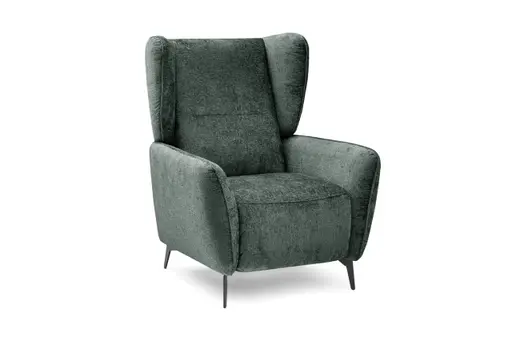 TV-Sessel - Relaxfunktion, Stoff, Grün
