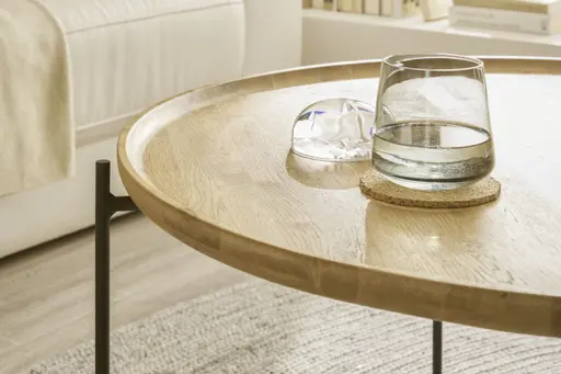 Couchtisch - BHT ca. 80x40x80 cm, Eiche massiv