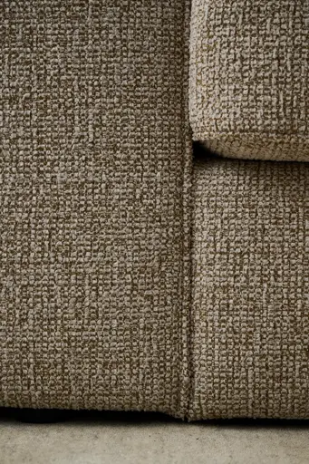 Ecksofa Sonja - Ecke links mit 2,5-Sitzer, Stoff, Bisquit
