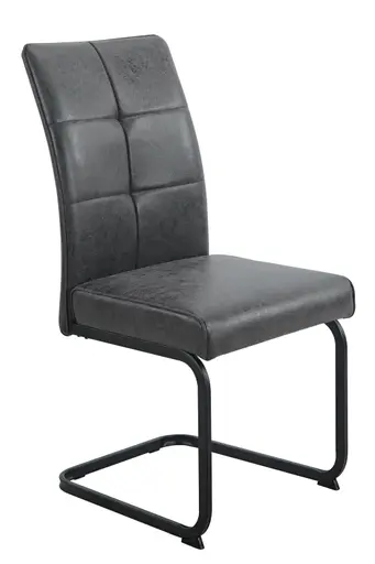 Freischwinger - Stoff, Vintage Anthrazit