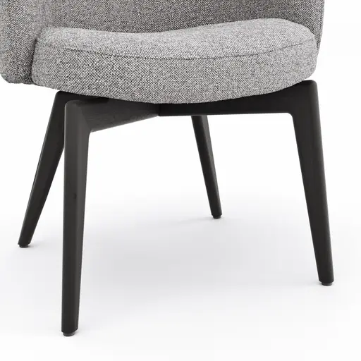 Armlehnstuhl Milana - Stoff, Grau